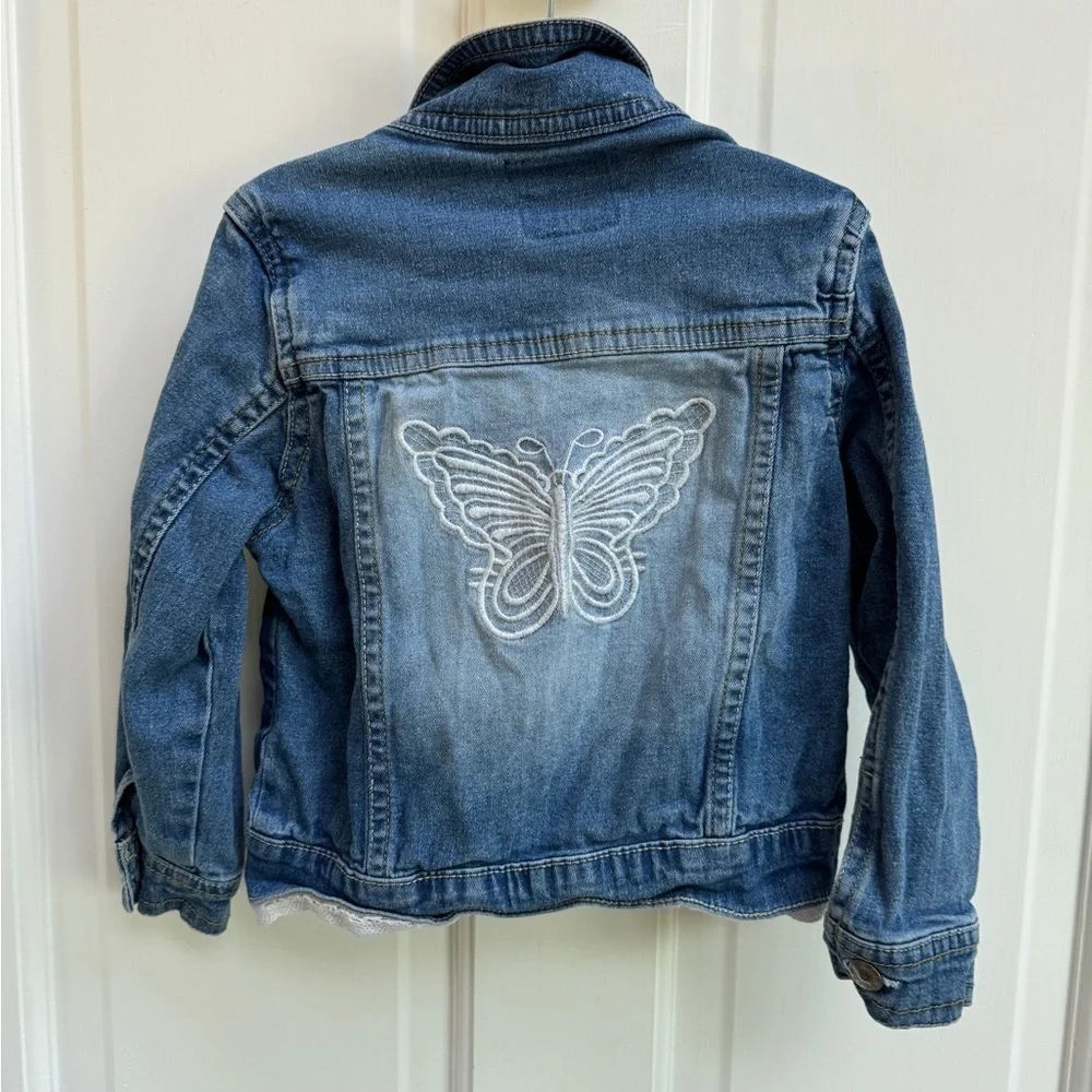 Z. Cavaricci 3T Girls Blue Denim Jean Jacket Classic Denim Style